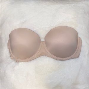 Nude Strapless Push-up Bra